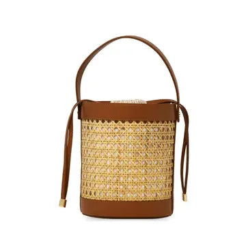 Bianca Italian Leather Bucket Bag