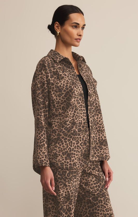 Z Supply All Day Leopard Jacket