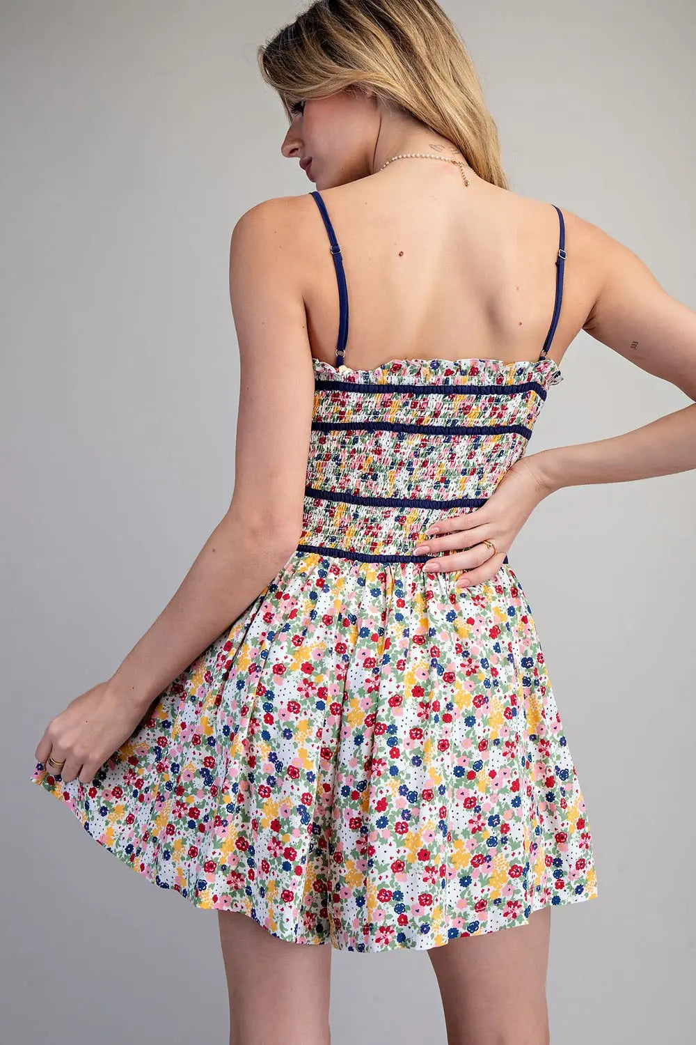 Floral Print Romper