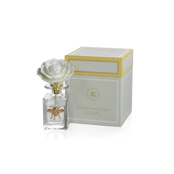Zodax Botanical Oasis Porcelain Diffuser-Fig Vetiver/Bee