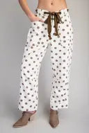 Mila Cotton Print Pants
