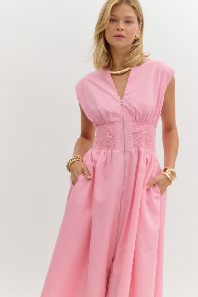 Glowing in Dress- Pink