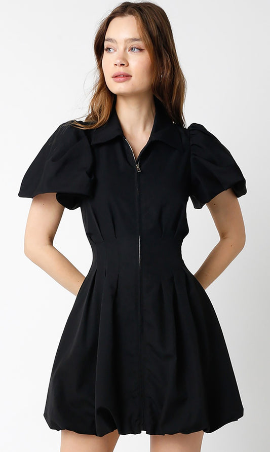 Melissa Bubble Sleeve Dress
