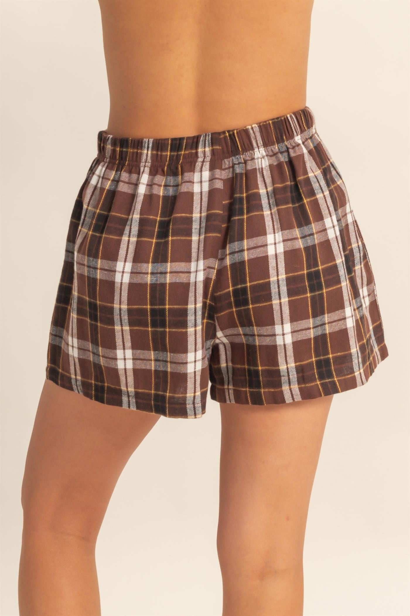 Odette Flannel Boxer Shorts