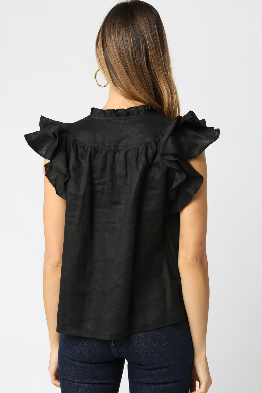 Gaia Ruffled Blouse
