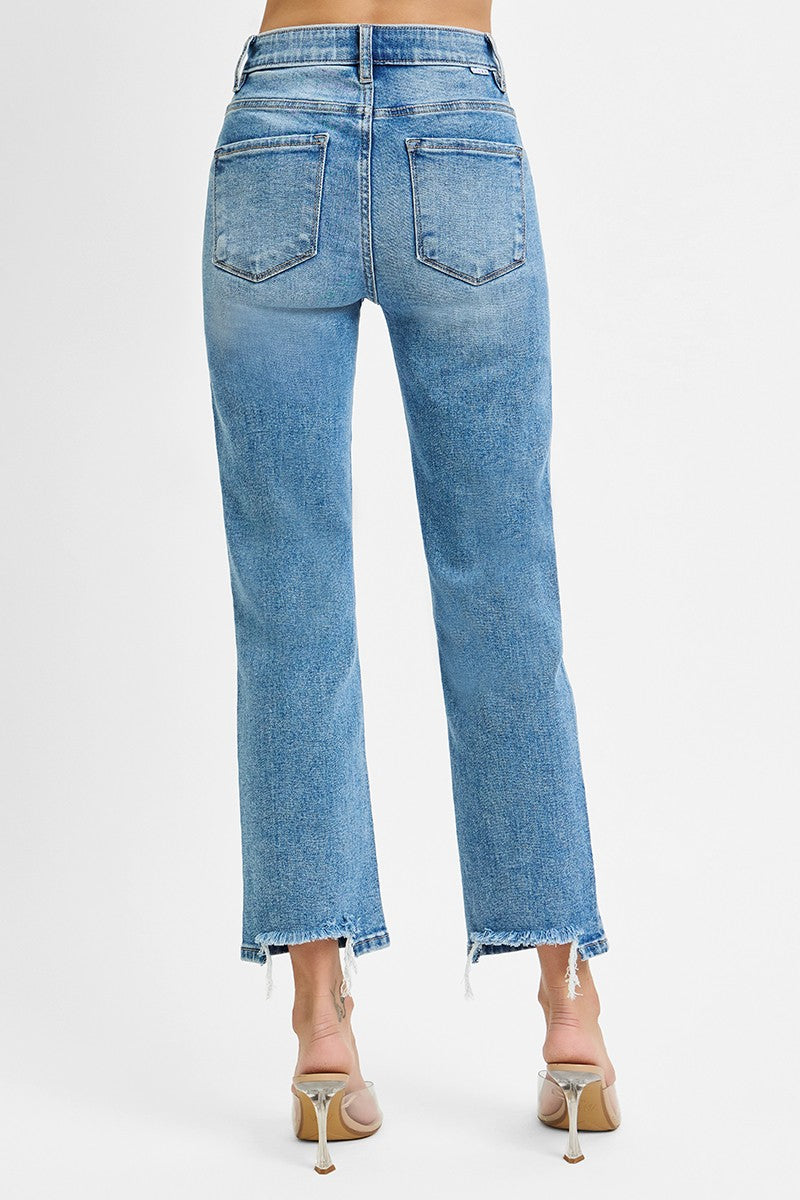 Clara High-Rise Tummy Control Crop Straight Pants