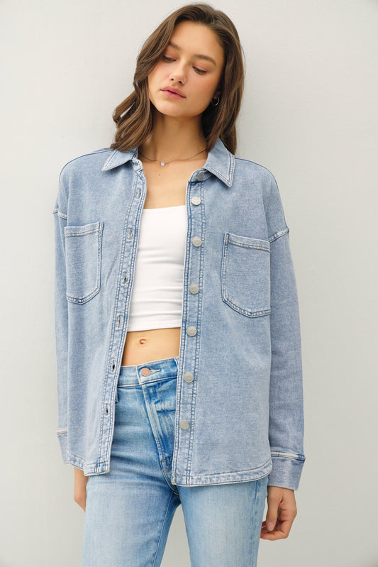 Colored Denim Jacket