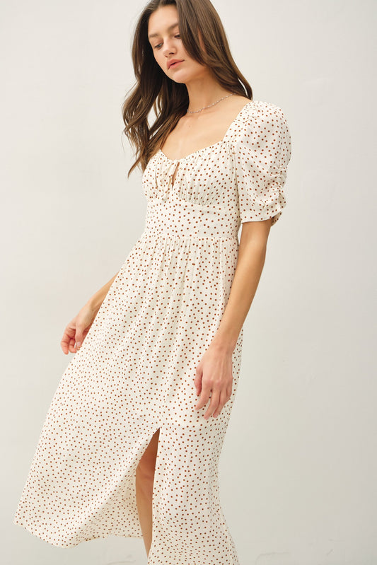 Polka Dot Maxi Dress