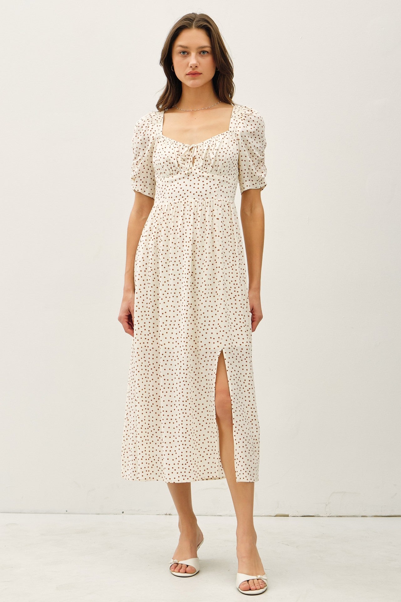 Polka Dot Maxi Dress
