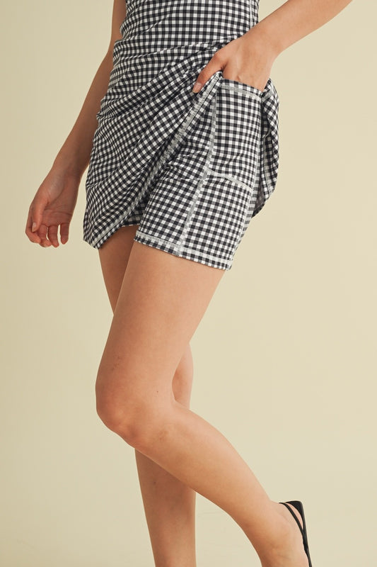 Elise Gingham Exercise Dress