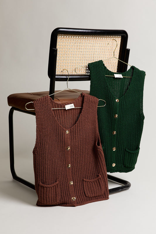 Doris Chunky Sweater Vest