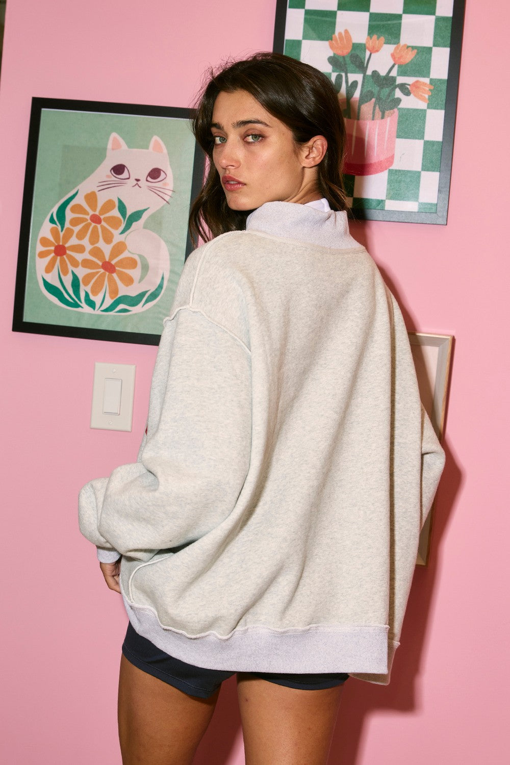 Harper Reversible Mockneck Sweatshirt – “Georgia & GA” Edition