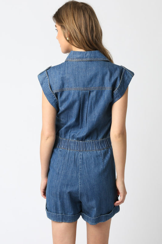 Dasha Denim Romper