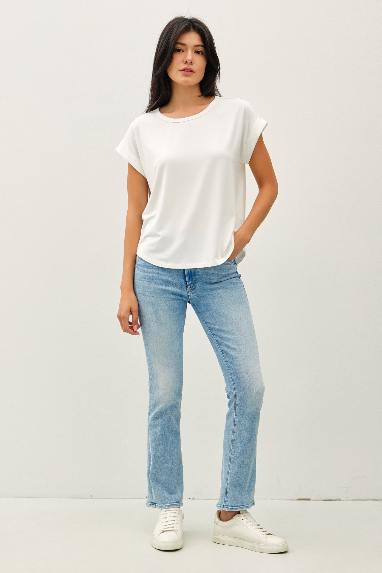 Lila Bamboo Modal Tee