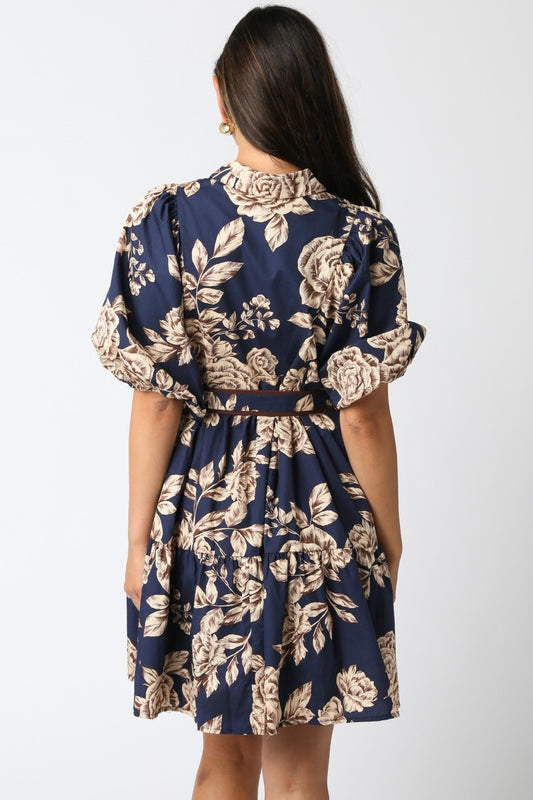 Faith Floral Belt Dress