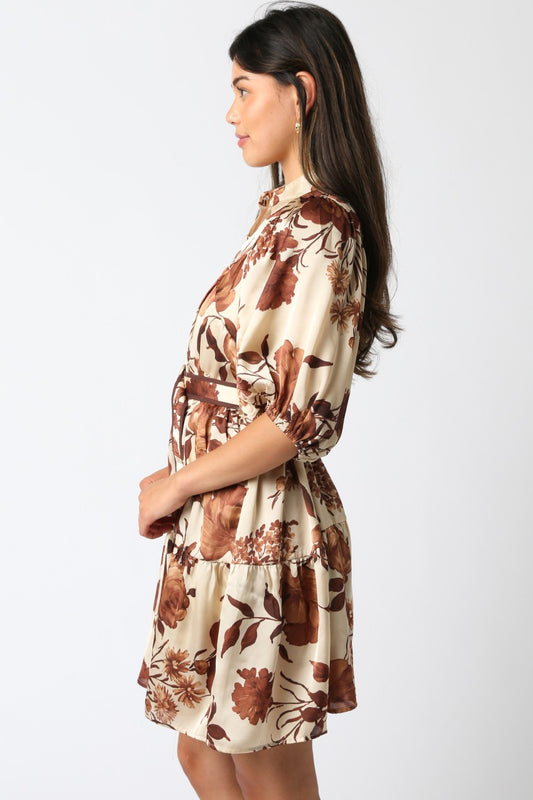 The Payten Floral Belt Dress – Clara Edition