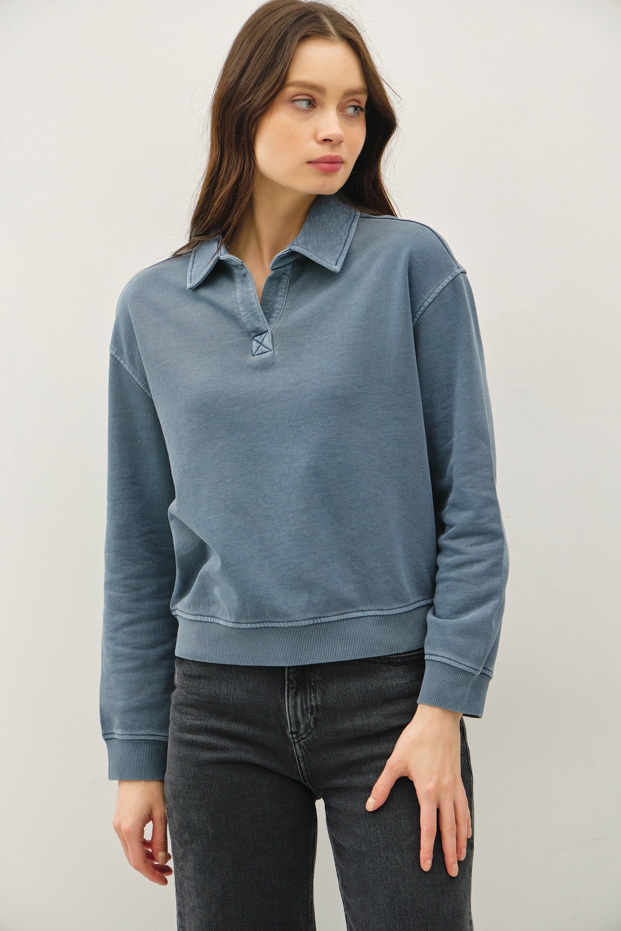 Etta Cozy Collared Shirt
