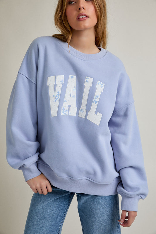 Cozy up in wintry charm with the Alaska snowflake sweatshirt — soft, oversized, and perfect for laid-back days.