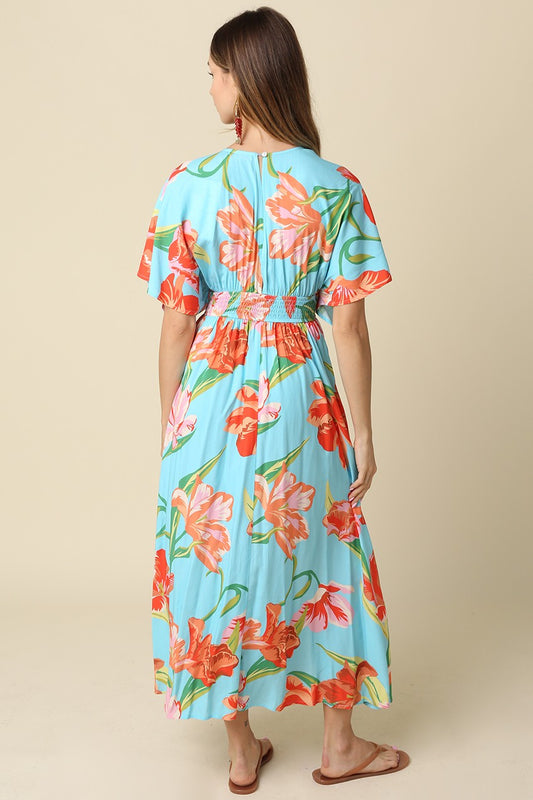 Betty Floral Wrap Maxi Dress