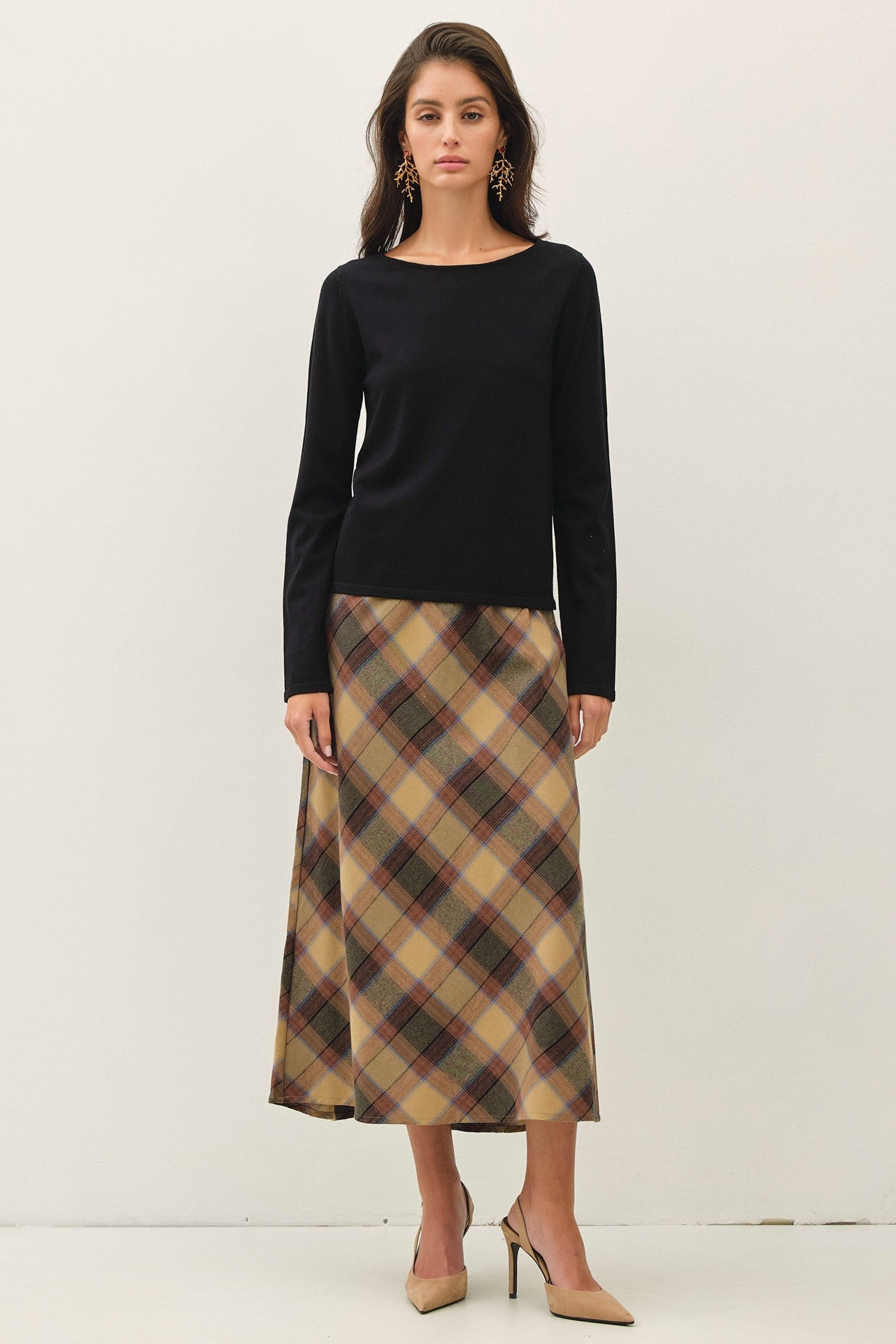 Ashley Boatneck Long Sleeve Top