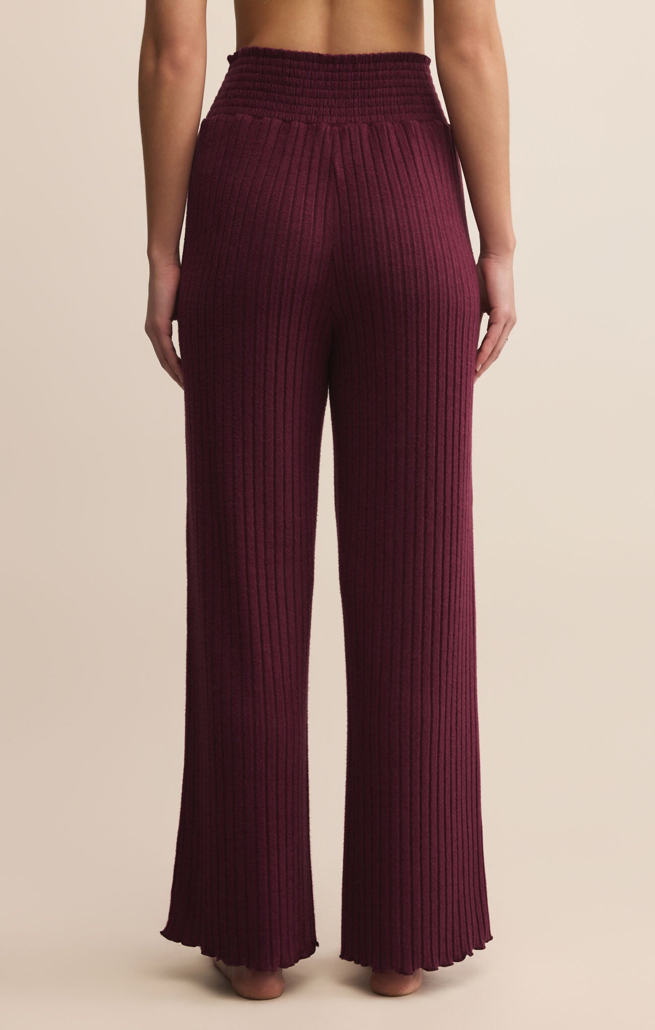 Z Supply Dawn Smocked Rib Pant