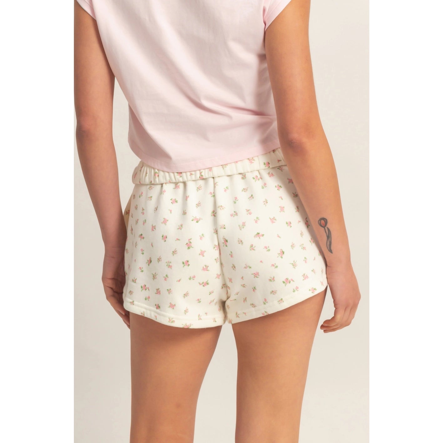 Blush Bloom Lounge Shorts