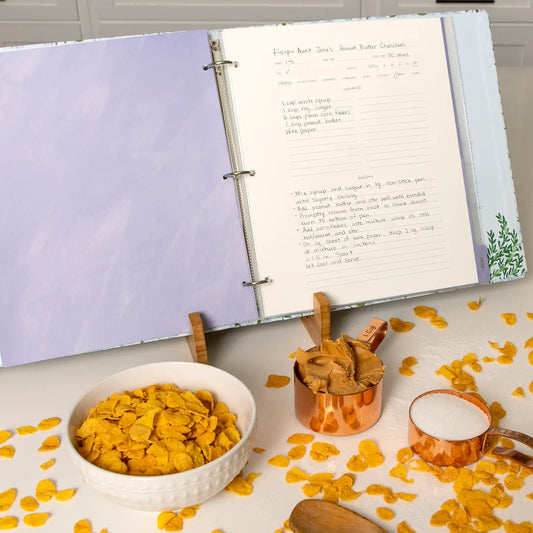 Hydrangea Large Recipe Binder