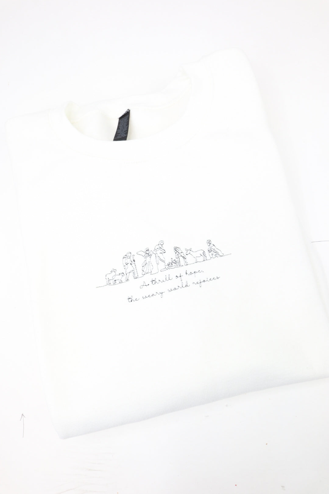 Christmas Embroidery Sweatshirt