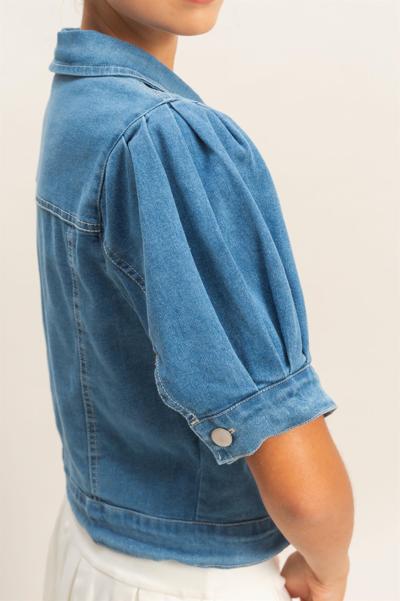 Riley Classic Structured Denim Jacket