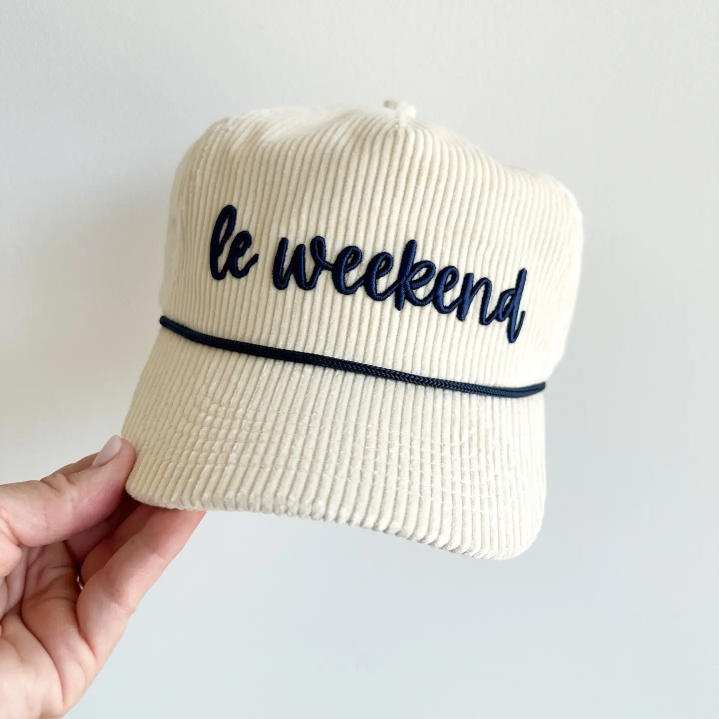Le Weekend Corduroy Trucker Hat