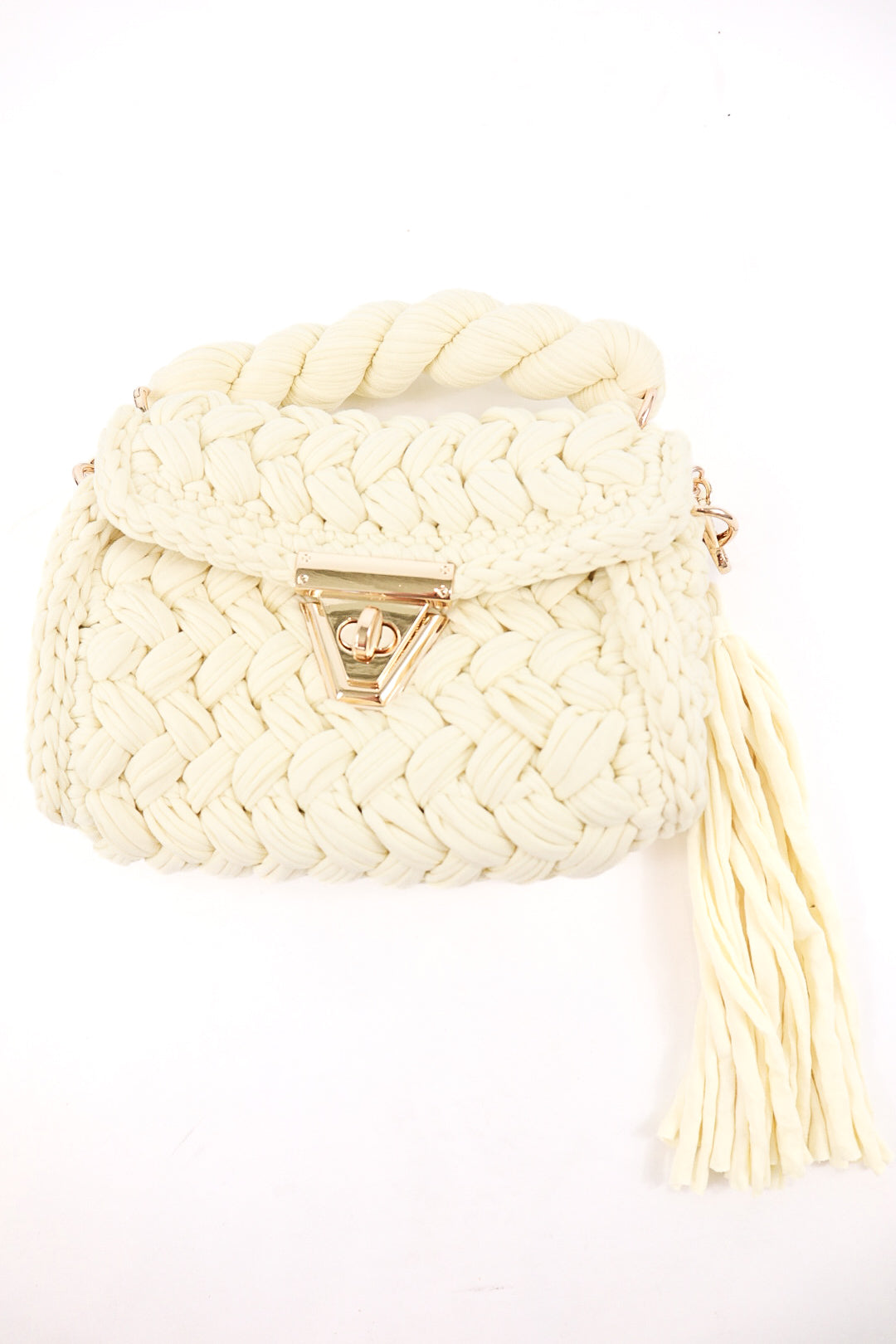 The Statement Knit Mini Bag