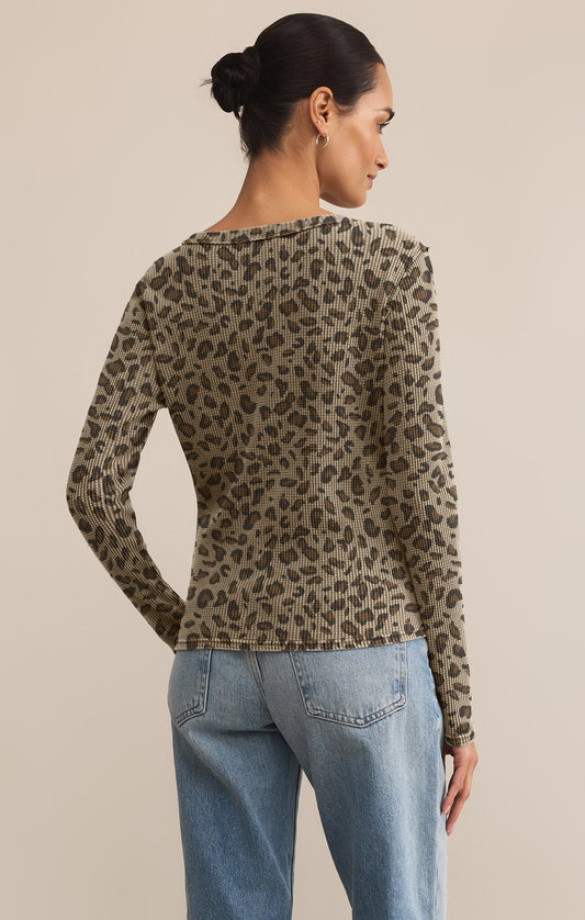 Z Supply Arlet Animal Mini Thermal Top