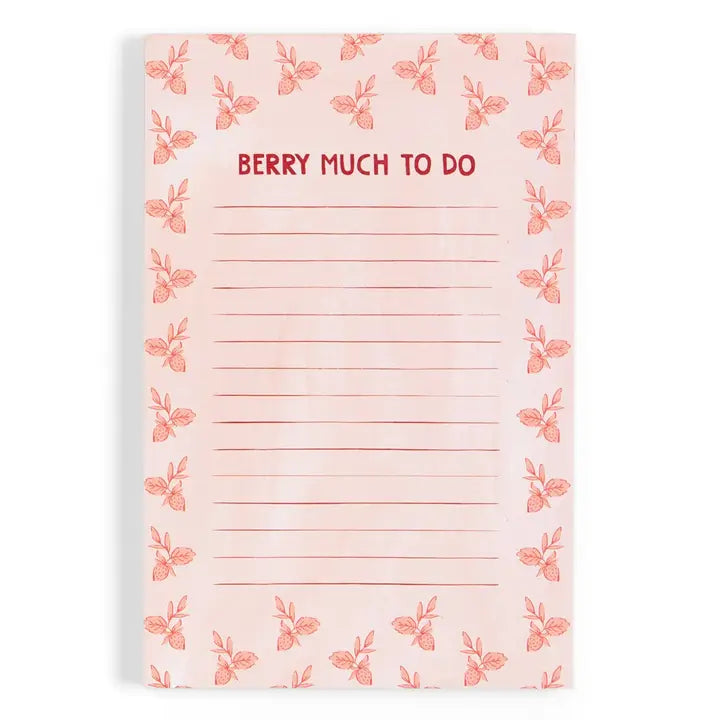 Berry Much To-Do Notepad