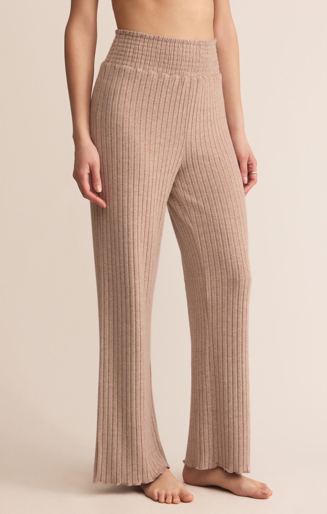 Z Supply Dawn Smocked Rib Pant