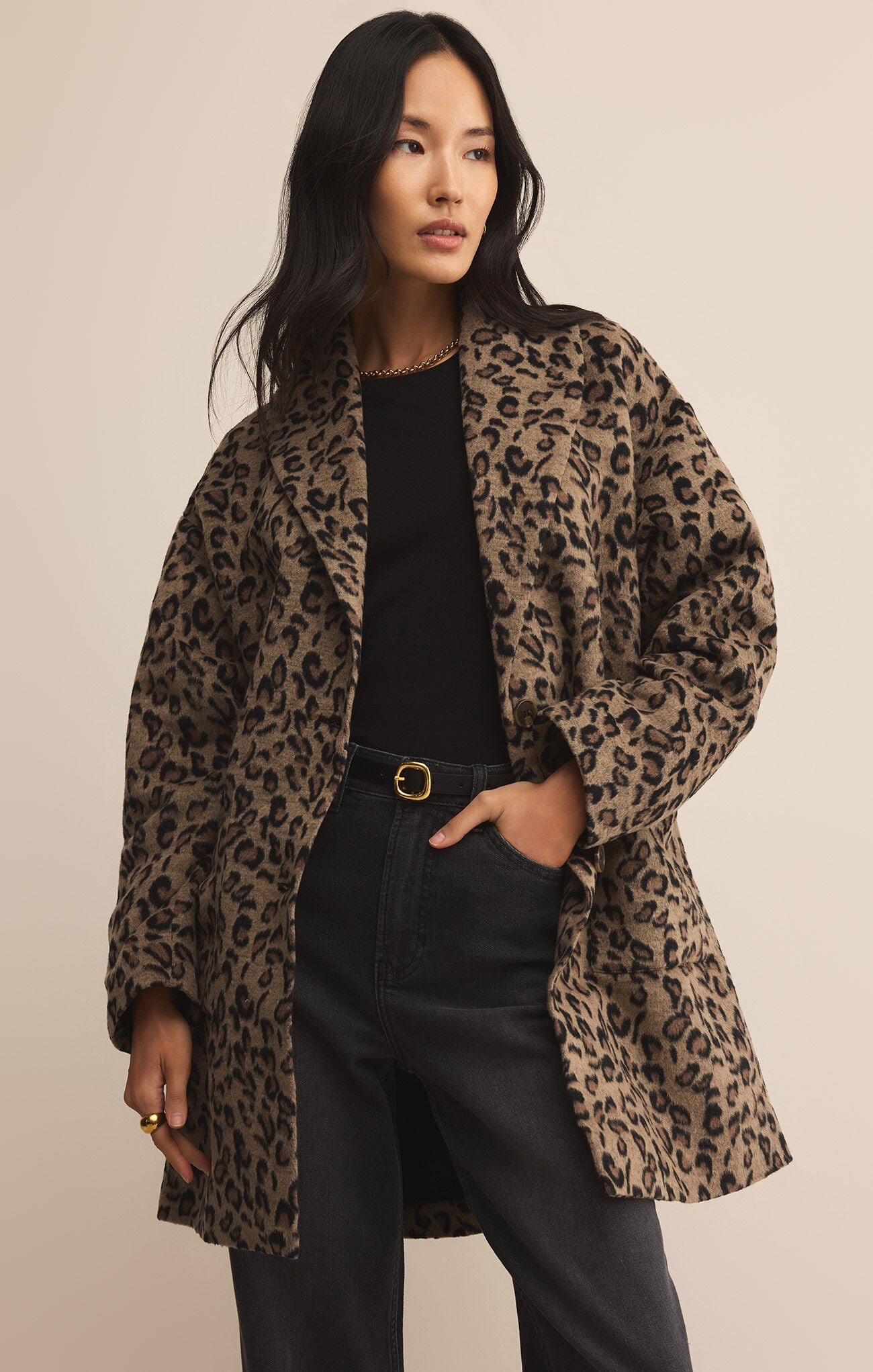 Z Supply Lennon Animal Coat