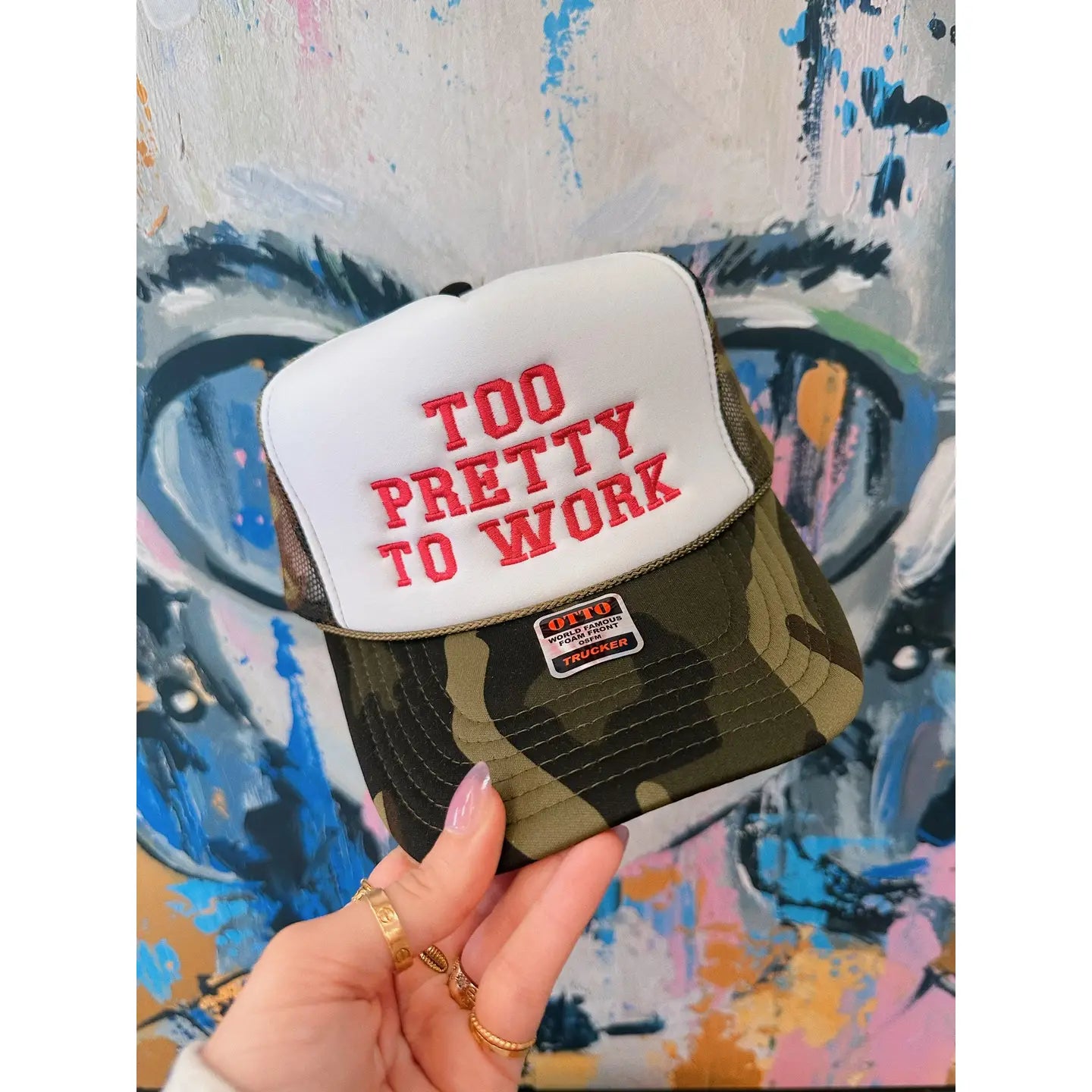 Too Pretty To Work Trucker
