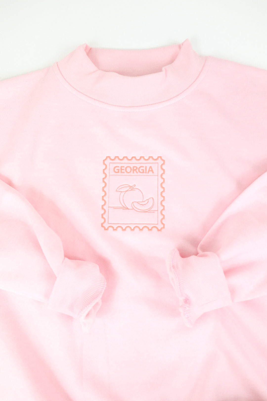 Georgia Stamp Mock Sweatshirt