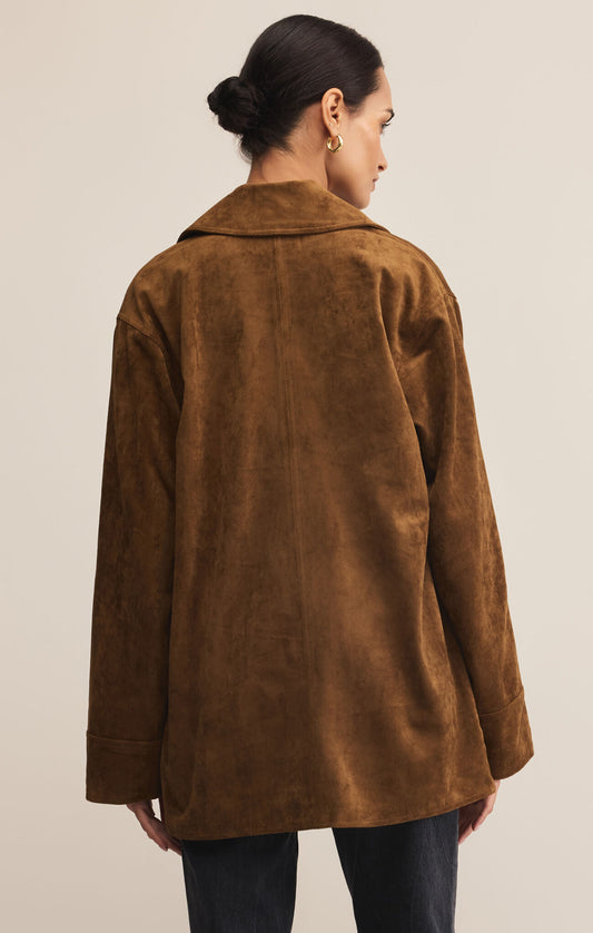 Z Supply Decker Suede Chore Jacket