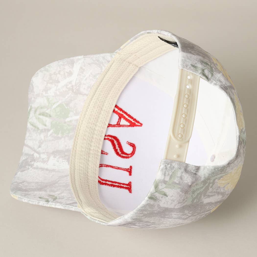 USA Embroidered Camo Baseball Cap