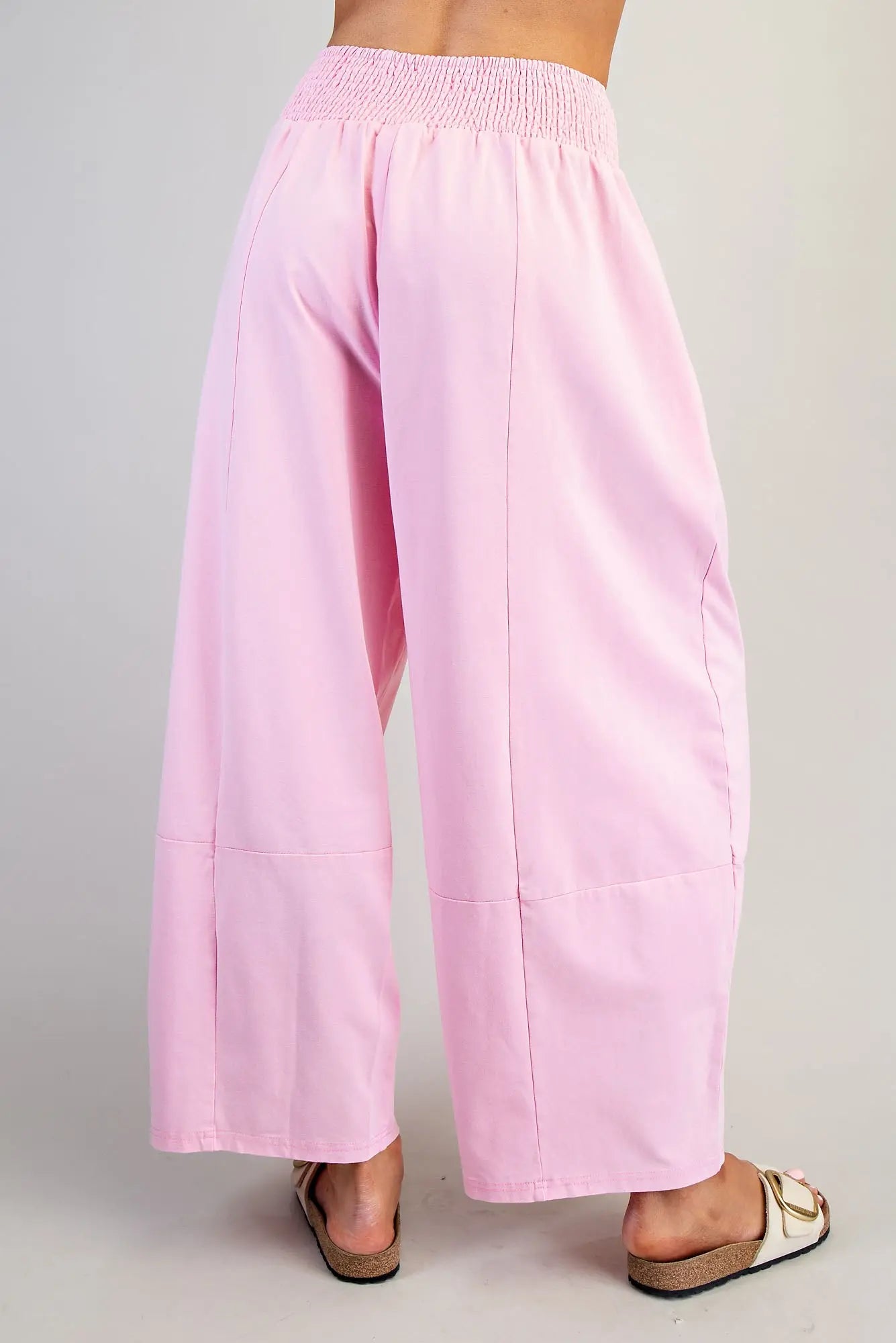 Thessaly Mineral Wash Wide Leg Pants