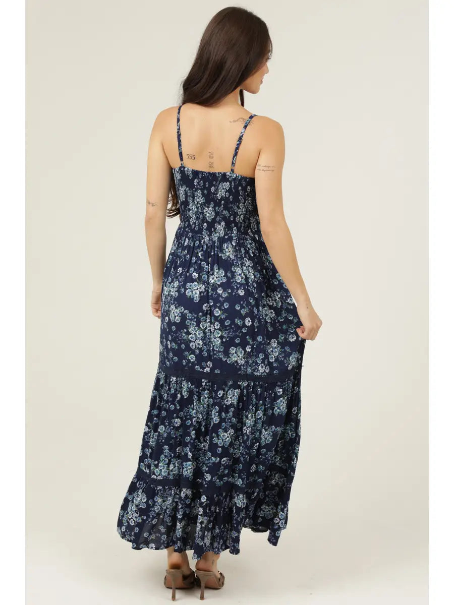 The Adriana Twist Front Maxi Dress