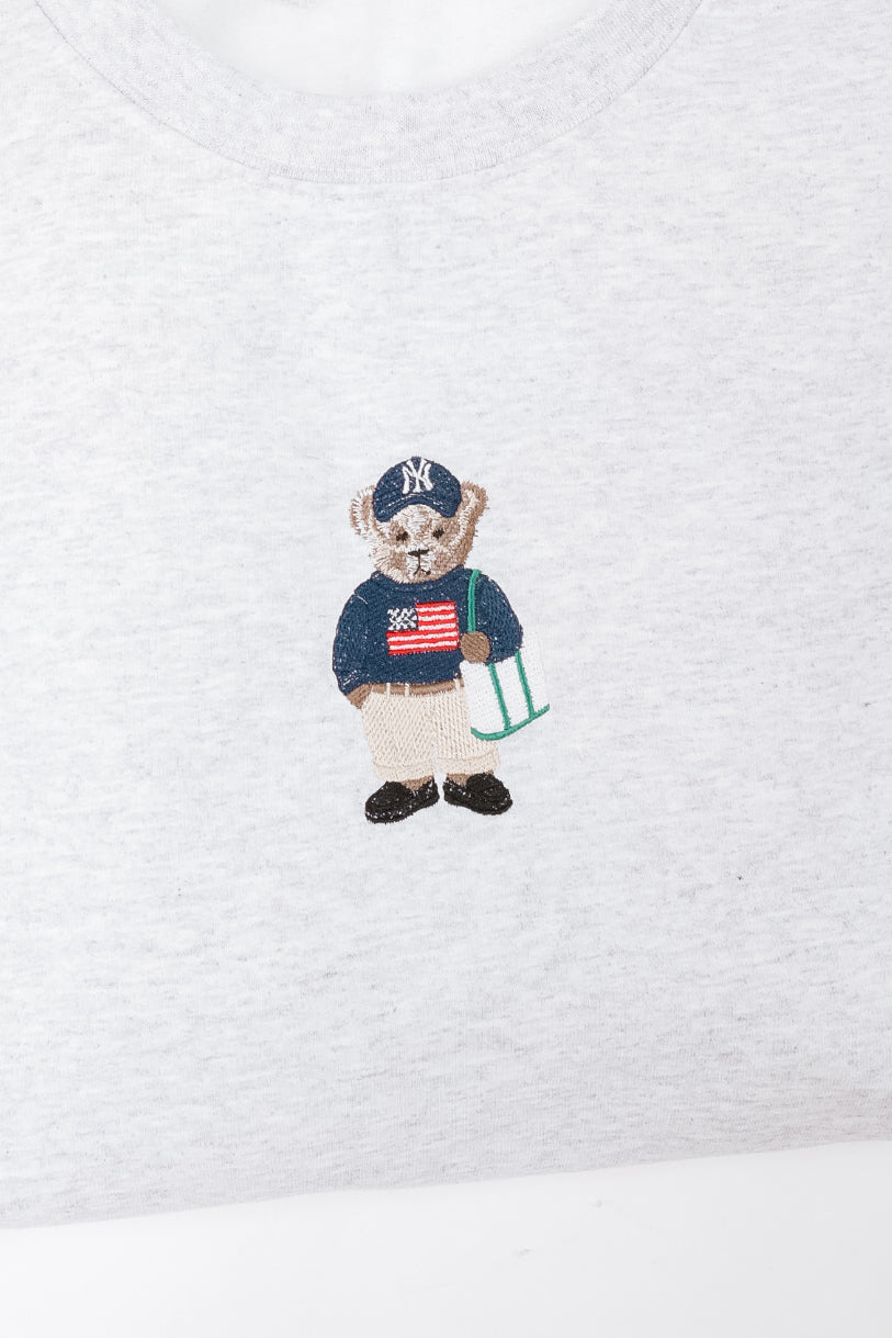 Bear Embroidery Sweatshirt