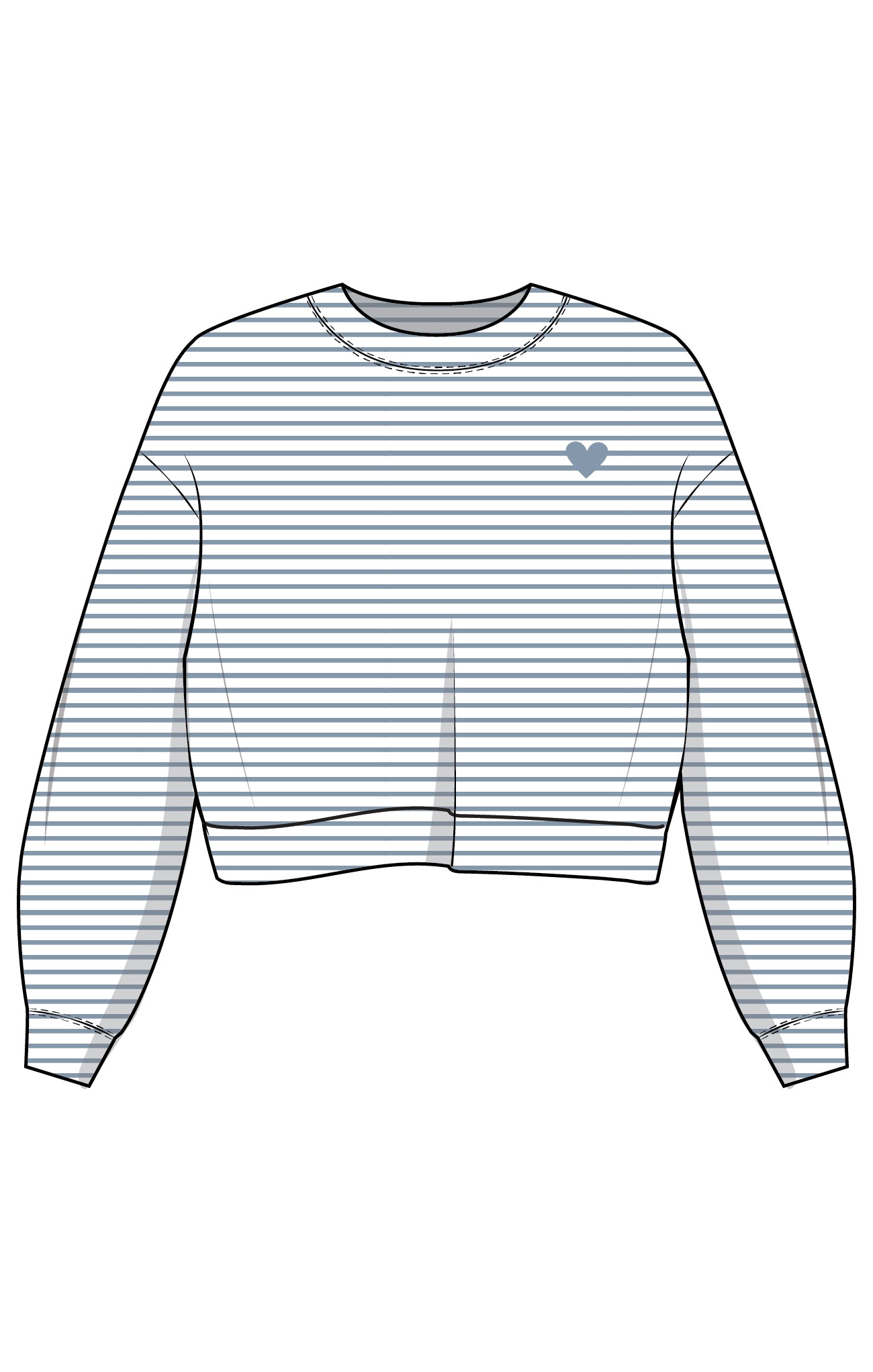 Z Supply Bisou Stripe Long Sleeve Shirt