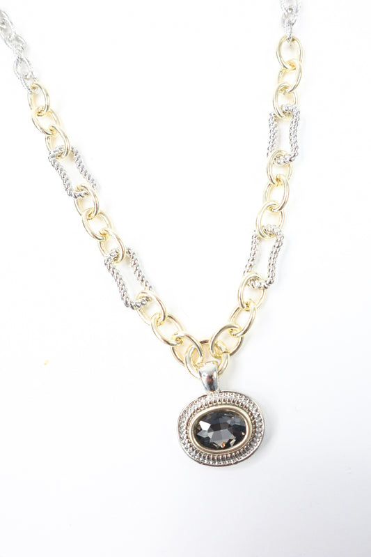 The Luxe Link Mixed Metal Necklace