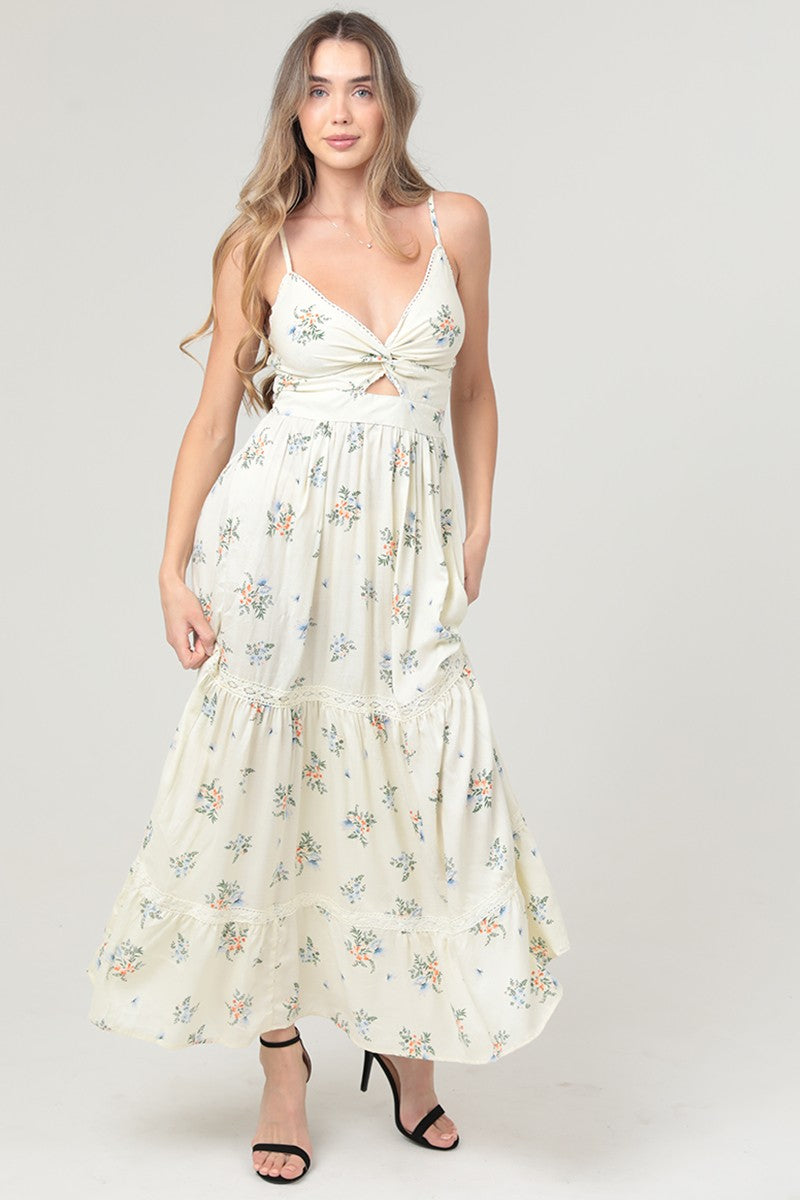 twist front maxi dress Sienna Twist Front Maxi Dress – Pieces & Peaches