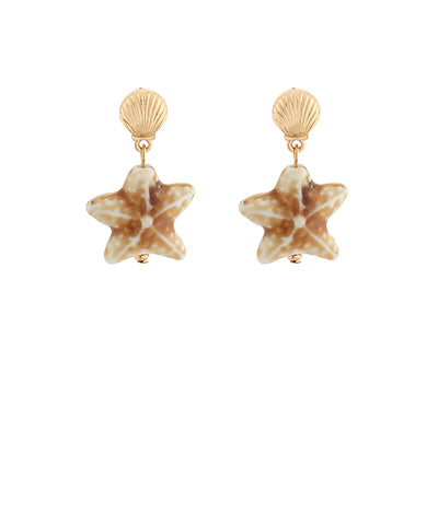 Acrylic Starfish Earrings