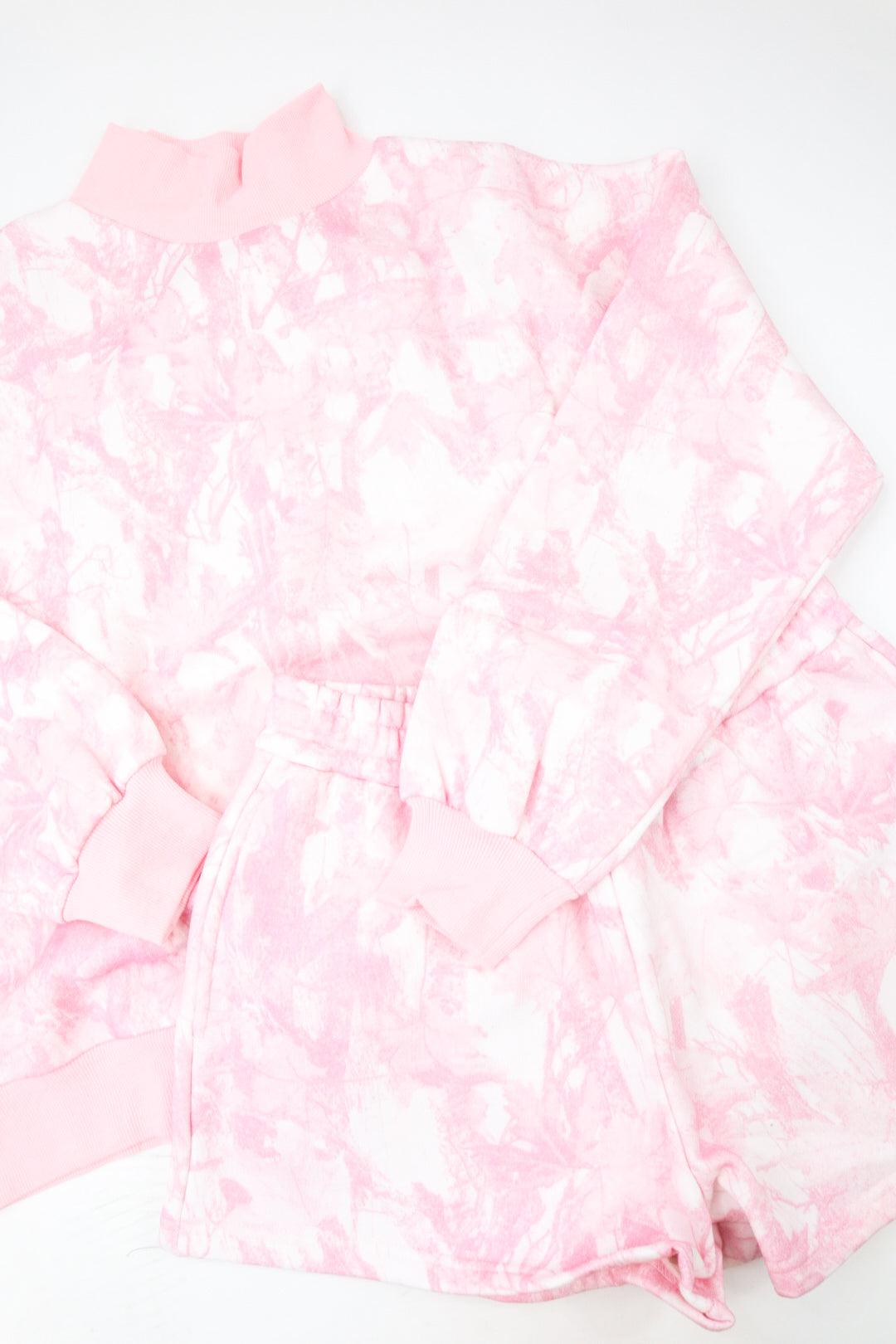 Camo Mock Neck Sweatset