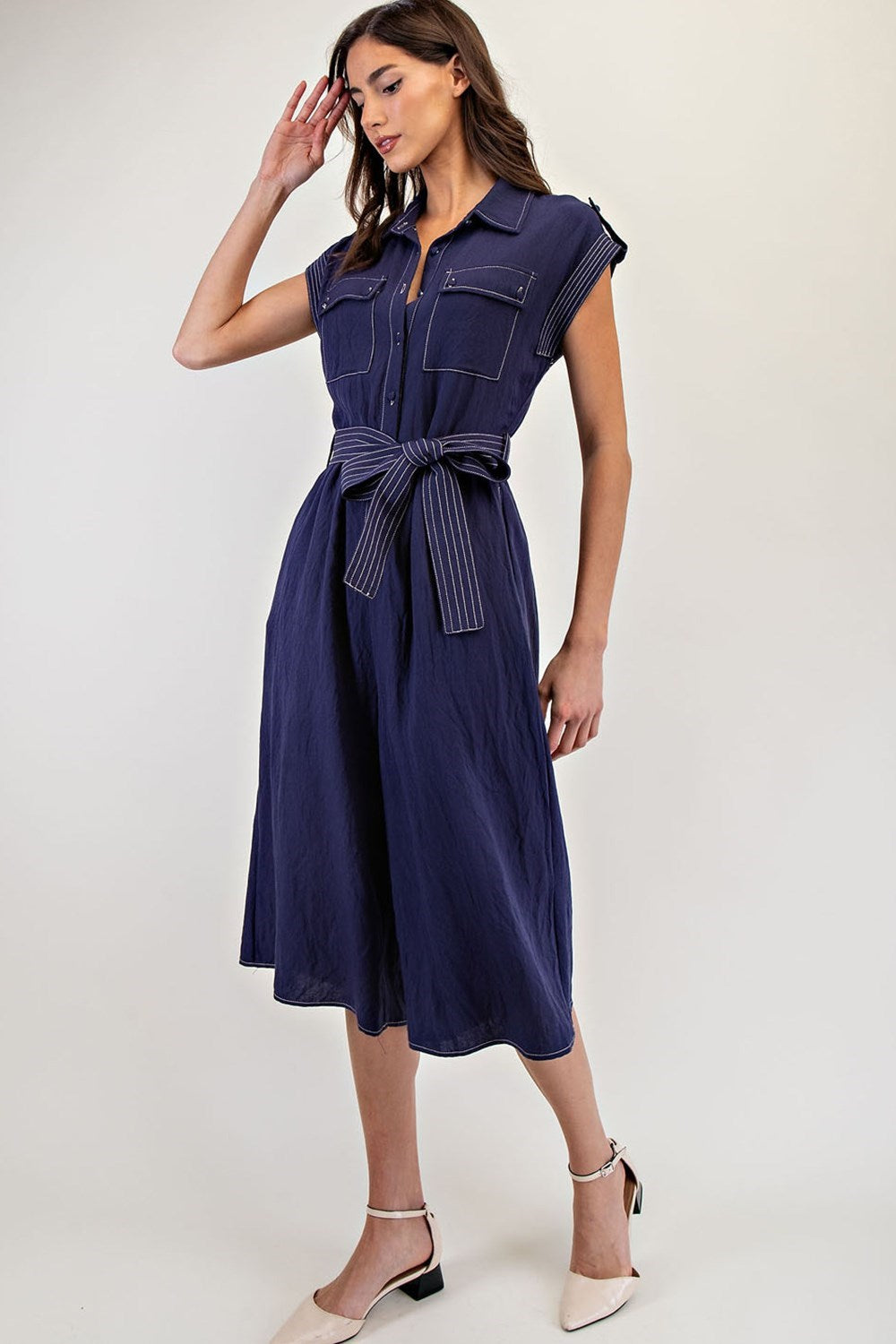 Always in Navy Dress