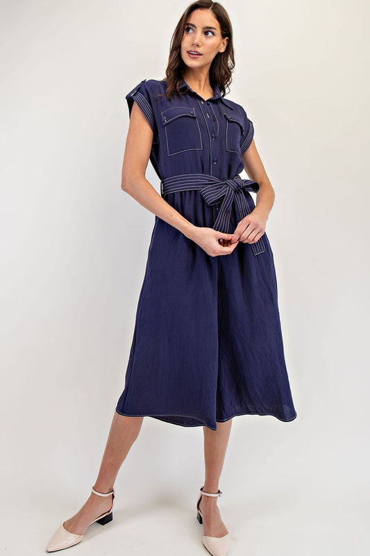 Always in Navy Dress