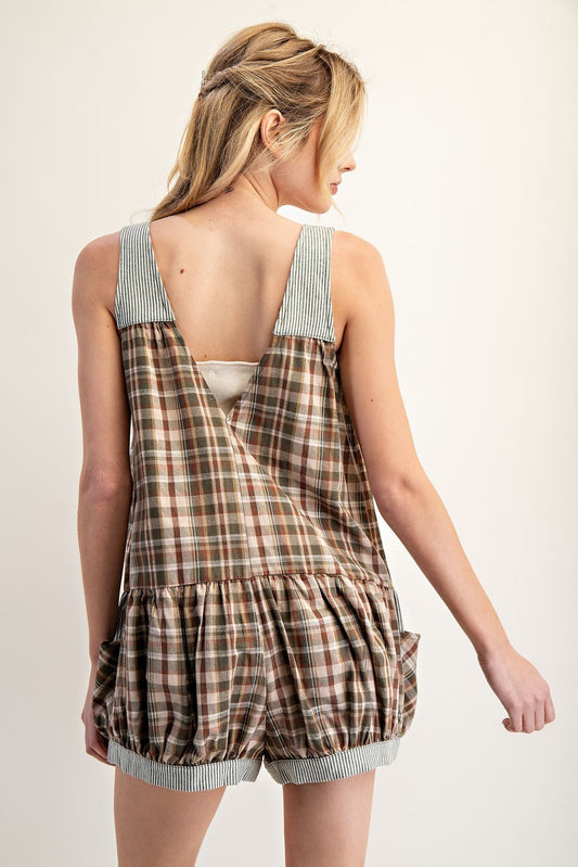 Jacie Sleeveless Tie Romper